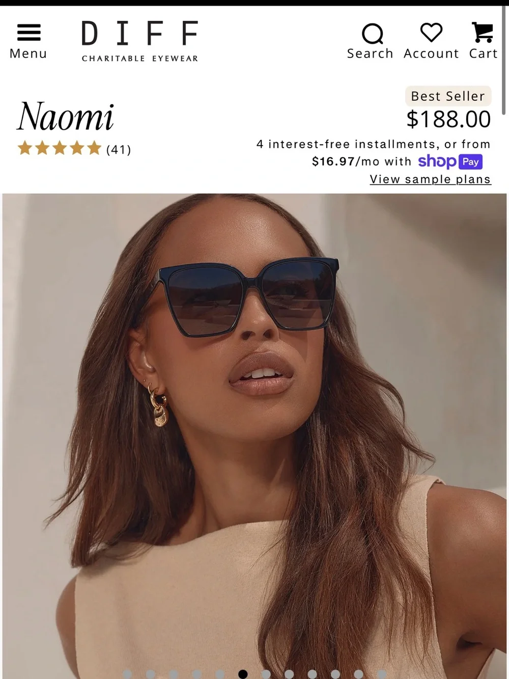 Diff Eyewear Women’s Sunglasses - Teal & Brown Frames